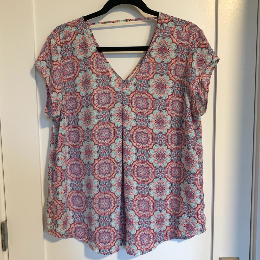 NWOT Paisley print blouse